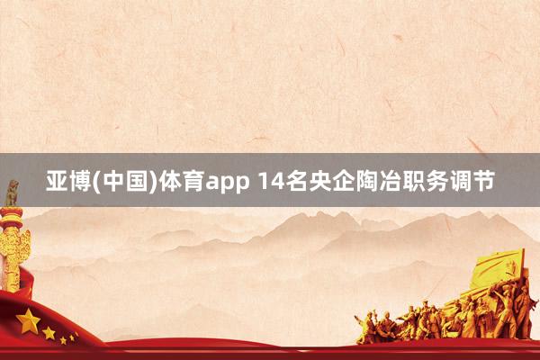 亚博(中国)体育app 14名央企陶冶职务调节